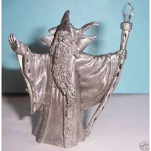    Spoontiques Pewter Fantasy Wizard with Staff H8039 