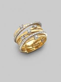 Marco Bicego   Diamond & 18K Yellow Gold Multi Band Ring