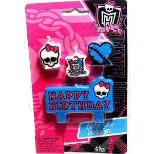  Monster High Birthday Cake Decoration Candles: Toys 