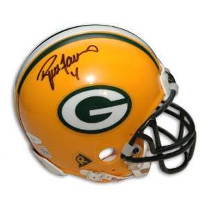  Favre Green Bay Packers Autographed Mini Helmet: Sports & Outdoors