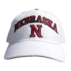    Zephyr Nebraska Cornhuskers White College Cap: Sports & Outdoors