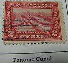   Postage 1 and 2 Cent Stamps Red Green Used PPIE San Francisco Panama