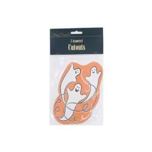  72 Packs of 3 Pack Halloween cut outs 