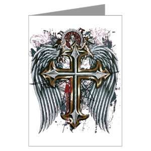  Greeting Cards (10 Pack) Cross Angel Wings: Everything 