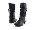 CUTE Soda Black Synthetic leather Slouch Mid Calf BOOT