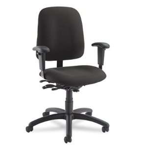   Back Swivel/Multi Tilter Chair, Black Imagerie Fabric: Office Products