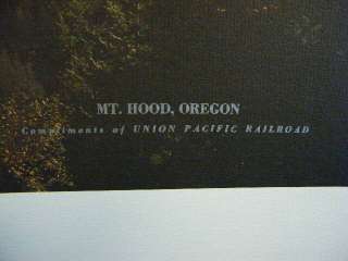 Union Pacific Railroad Poster Print Mt. Hood Oregon  