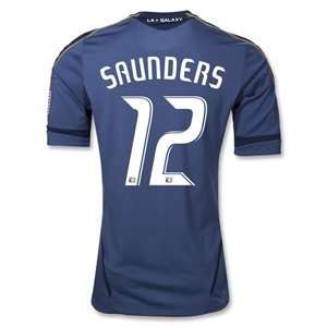  adidas LA Galaxy 2011 SAUNDERS Away Authentic Soccer 