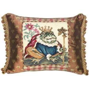   Creations CHC015.14x18 Inch Frog Prince Needlepoint Pillow Home