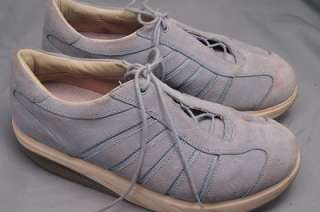 MBT Wave Sneakers Blue Suede Rocker 40 1/3 9.5 Womens Shoes  