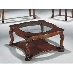   Coffee Table w/ Solid Wood Legs By Coaster Furniture