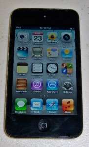 Apple iPod Touch 4th Generation 8 GB Digital Media Player A1367 Black 