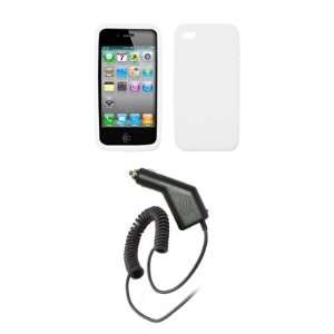   Case + Rapid Car Charger for Apple iPhone 4 Cell Phones & Accessories