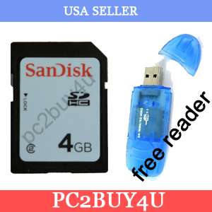 4GB SD HC Memory Card FOR Nikon Coolpix S4000 S3000  