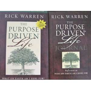   Purpose Driven Life and The Purpose Driven Life Journal Rick Warren