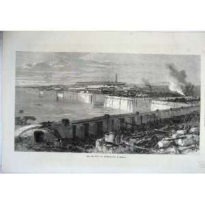  1871 New Docks Repairing Basin Chatham Boats Fine Art 