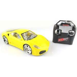   RC Ferrari F430 Full Fuction Remote Control Car (YELLOW): Toys & Games