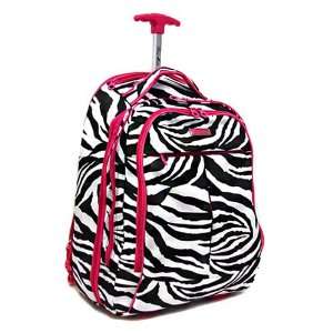  Zebra Rolling Laptop/Backpack (PK) 