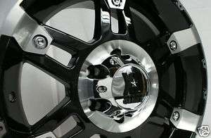 17 18 20 Inch Black KMC XD Series Spy Wheels Rims Mach  