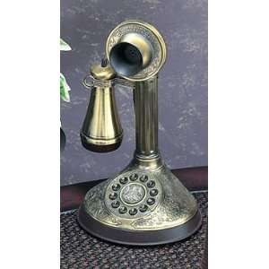  Antique Brass Collectors Candelstick Telephone Phones 