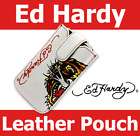 ED HARDY TIGER LEATHER POUCH CASE FOR S8530 GALAXY ACE