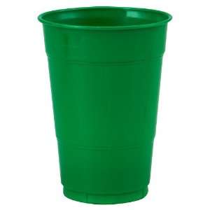    Emerald Green (Green) 16 oz. Plastic Cups: Health & Personal Care