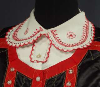 COMPLETE Polish Folk Costume POLAND skirt embroidered blouse vest 