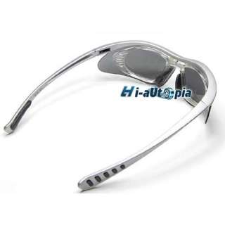   Bike Bicycle Cycling Sports Riding Sun Glasses Goggles & 5 Lens  