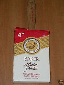 Baker 4 paint brush   NEW Master Painter  