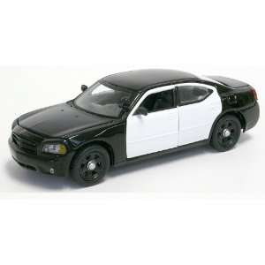   : First Response 1/43 Dodge Charger Police Car   B&W #1: Toys & Games