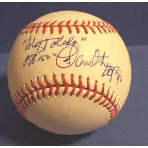  Milo Hamilton Autographed Baseball