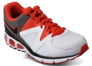 Nike Mens Air Max Turbulence+ 17 Running Shoes White/Orange/Black $85 