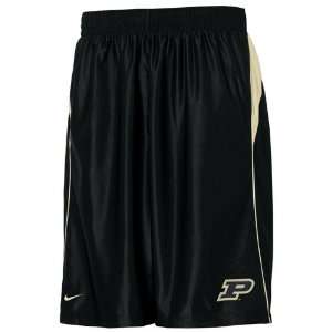 Nike Purdue Boilermakers Black Game Time Durasheen Shorts:  