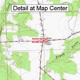  Map   Seven Springs, North Carolina (Folded/Waterproof): Sports