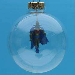 This auction is for a Martian Man Hunter hand blown glass ornament as 