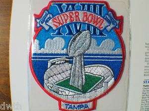 Willabee Ward Super Bowl 18 Patch Only Raiders Redskins  