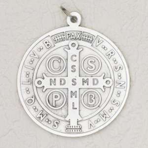 St. Benedict Door Medal Silver Plated 4