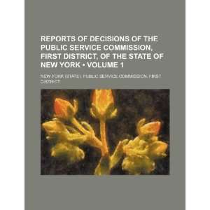   New York (Volume 1 ) (9781235741906): New York. Public Service