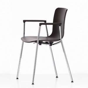  Vitra HAL Chair with Tube Legs and Armrests