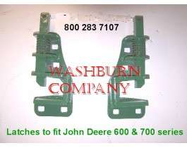 Spring latch to fit JD 600 & 700 series loaders pair  