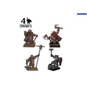   War   Dwarves Dwarf Kings War Council (4 Characters) Toys & Games