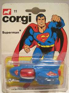CORGI JUNIOR #11 SUPERMAN SUPERMOBILE 1978 164 UK MOC  