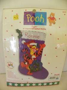   Pooh TIGGER Personalized Christmas Stocking Disney NIP 84147  