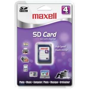  New   Maxell SD 104 4 GB Secure Digital High Capacity 