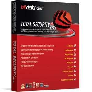  Bitdefender Total Security 2009 1Yr/1Pc Software