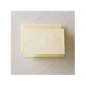  Blind Embossed Thank You Notes: Home & Kitchen