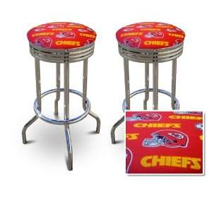 Kansas City Chiefs NFL Football Themed Specialty / Custom Barstools 