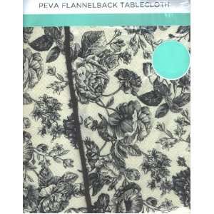  Waverly Tablecloth with Peva Flannelback 60 x 84 Oblong 