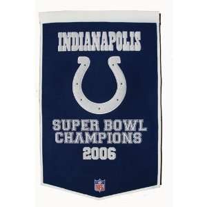  BSS   Indianapolis Colts NFL Dynasty Banner (24x36 