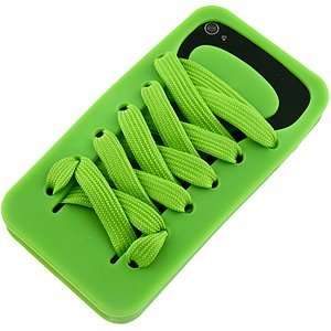 com Shoelace Silicone Skin Cover for Apple iPhone 4 & iPhone 4S, Cool 